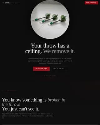 Darts Booking Website Template