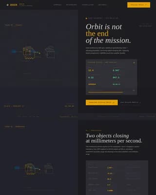 Orbit — Advanced Satellite Servicing Landing Page Template