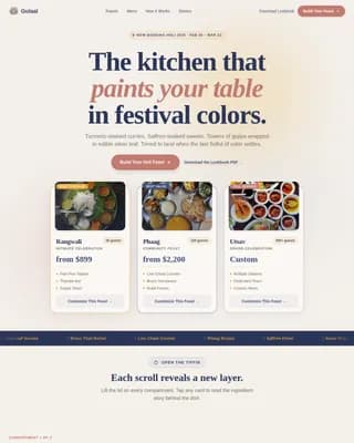 Holi Pricing Website Template