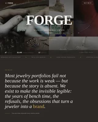 Jeweler Portfolio Portfolio Website Template