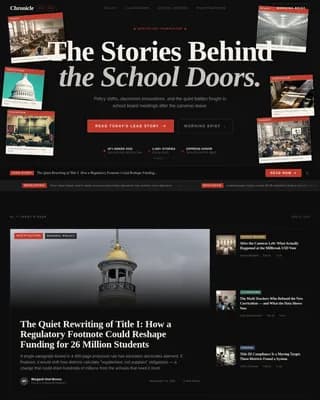 Education Blog & Media Education Website Template