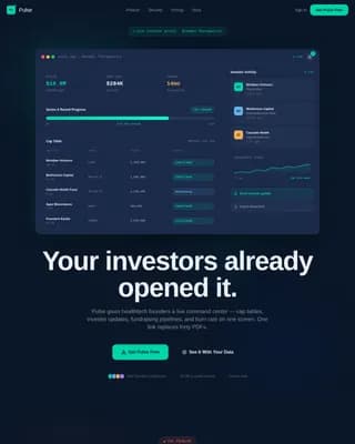 HealthTech Startup Specialist Professional Website Template