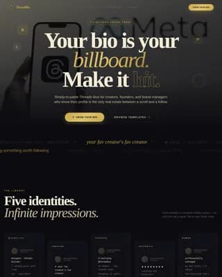 Weave — Modern Sustainable Fashion Gallery Landing Page Template