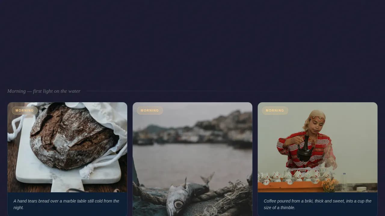 Voyage — Immersive Greek Travel Landing Page Template