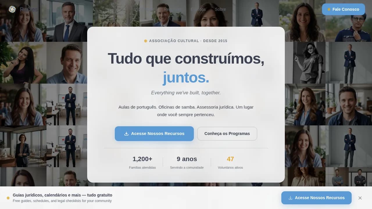 Razes - Civic Community Resource Landing Page Template