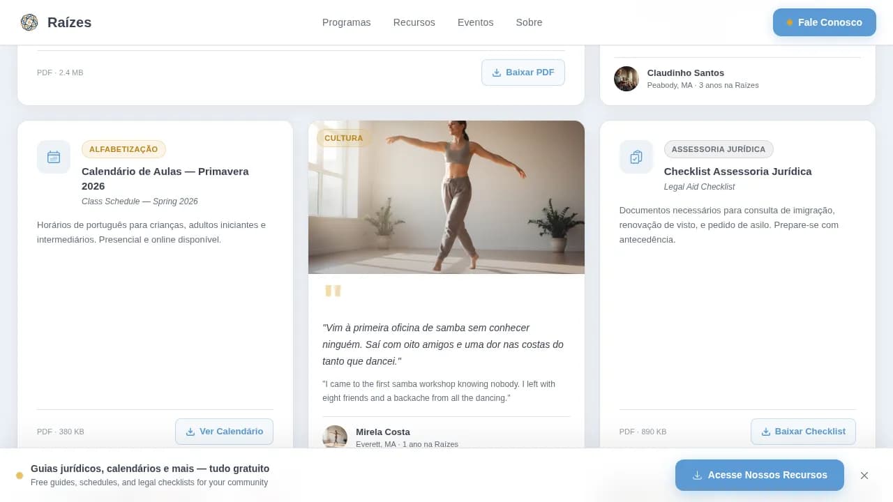 Razes - Civic Community Resource Landing Page Template