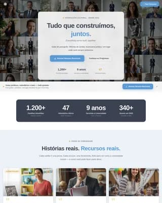 Razes - Civic Community Resource Landing Page Template