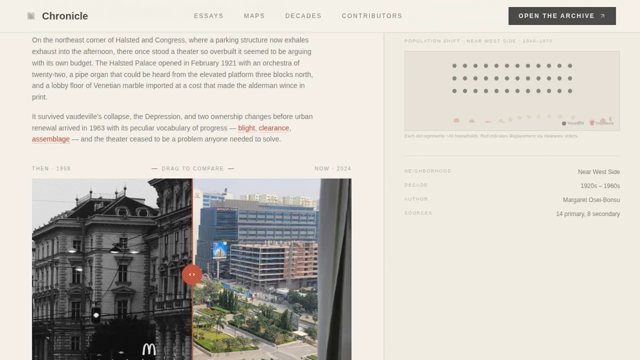 Heritage — Vivid Regional Heritage Landing Page Template