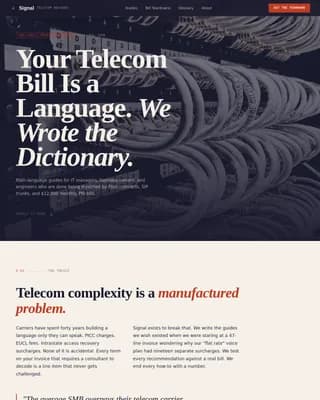 Decode — Insider Telecom Education Landing Page Template