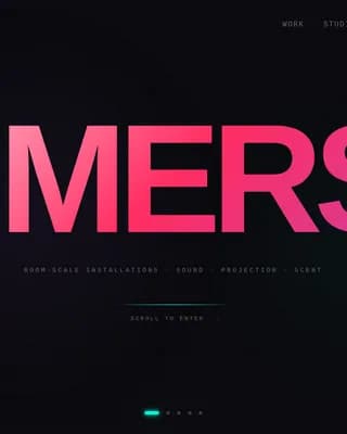 Engage — Avant-Garde Experiential Studio Landing Page Template
