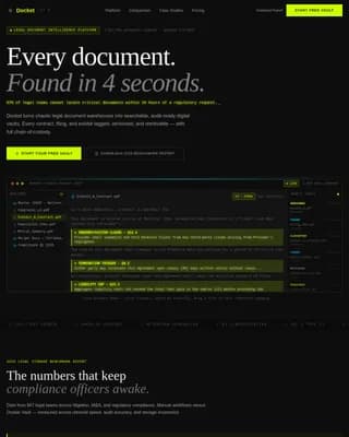 Evidence — Compliant Legal Filing Landing Page Template