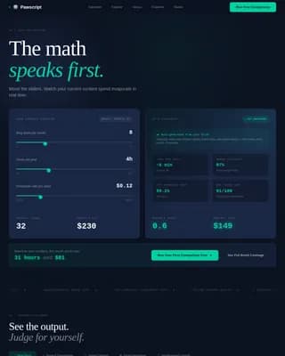 Scribe — Intelligent Pet Content Landing Page Template