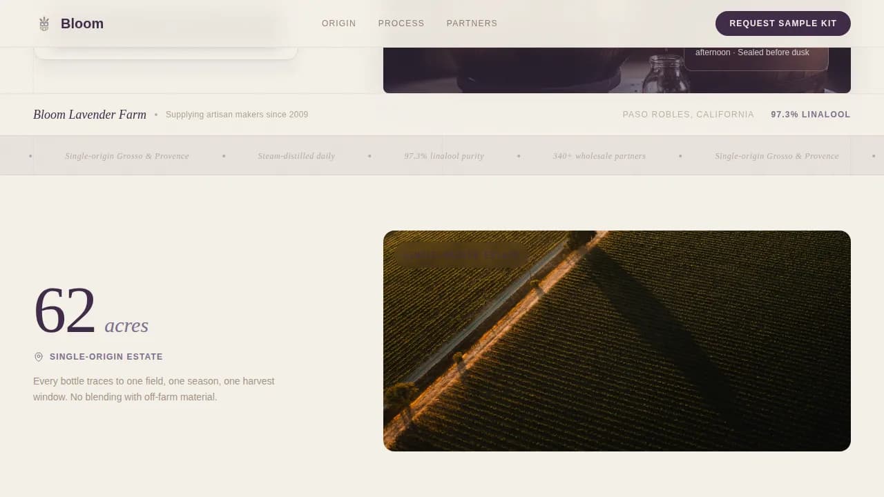 Botanica — Premium Herb Farming Landing Page Template