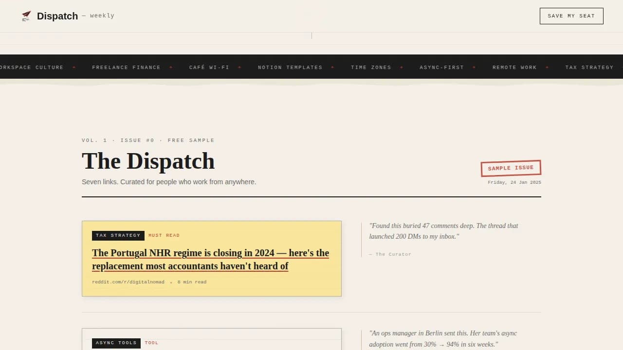 Briefing — Insider Workplace Trends Landing Page Template