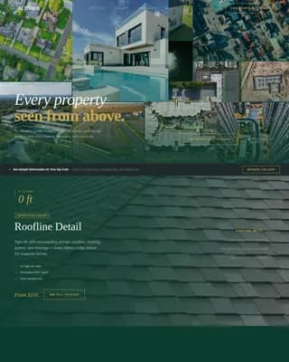 Skyrise — Expert Aerial Videography Landing Page Template