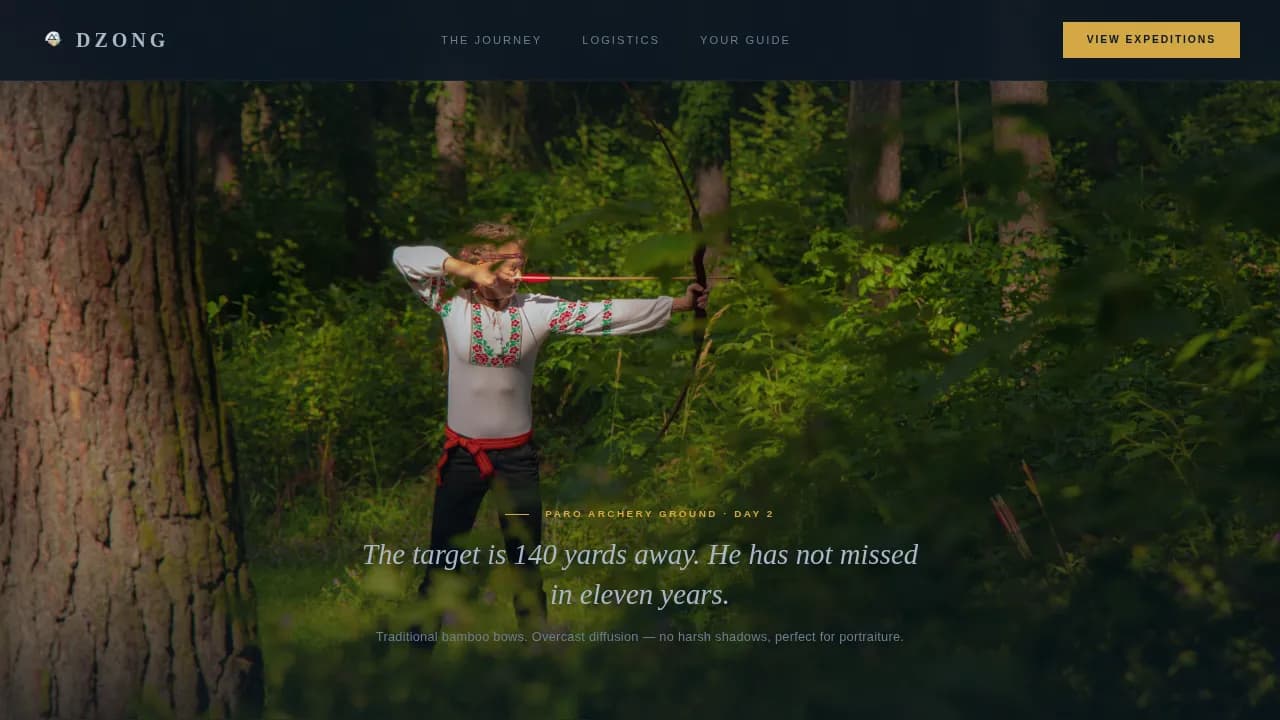 Summit — Breathtaking Mountain Photography Landing Page Template