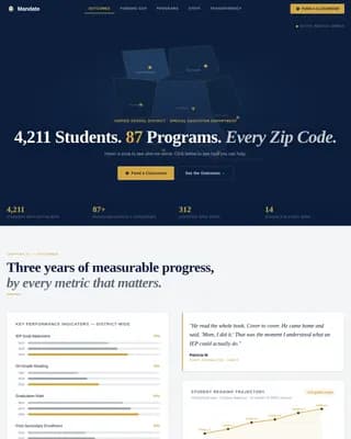 Authorize — Federal IEP Special Education Landing Page Template