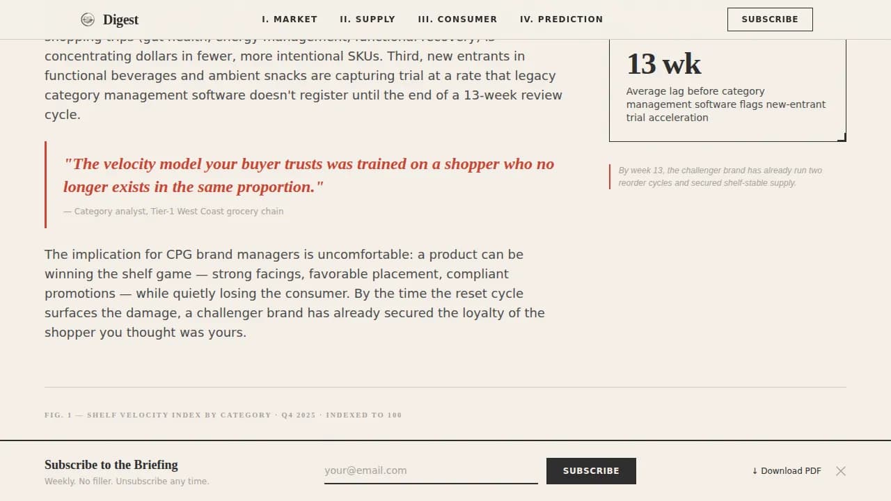 Flavor — Authoritative Culinary Industry Report Landing Page Template