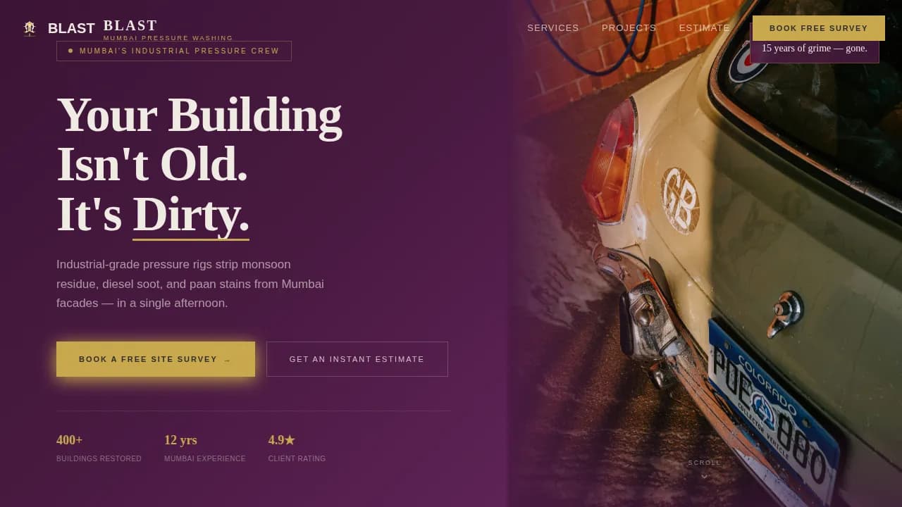 Clean — Professional Surface Cleaning Landing Page Template