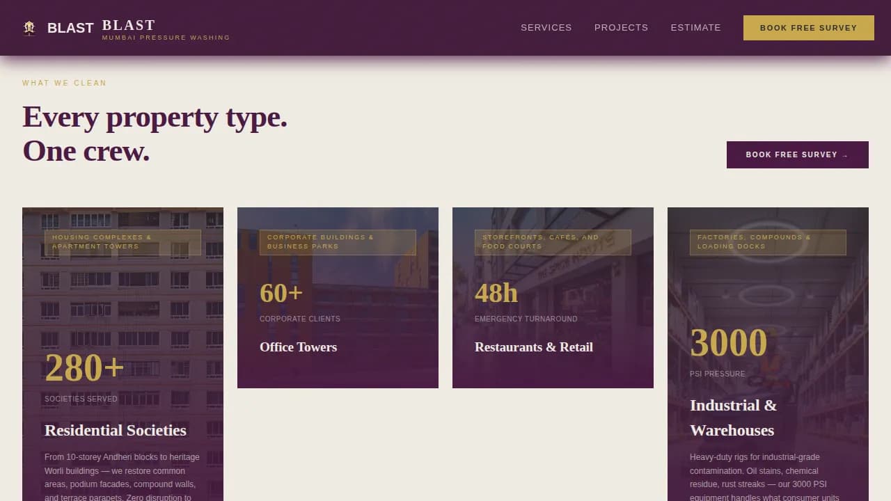 Clean — Professional Surface Cleaning Landing Page Template