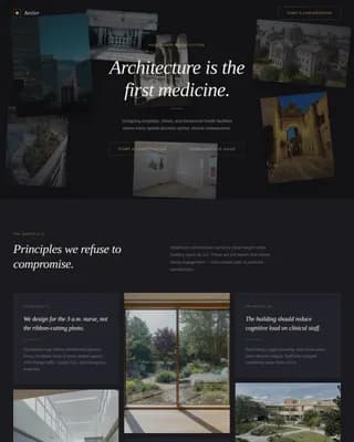 Sanctuary — Wellness-Focused Healthcare Design Landing Page Template