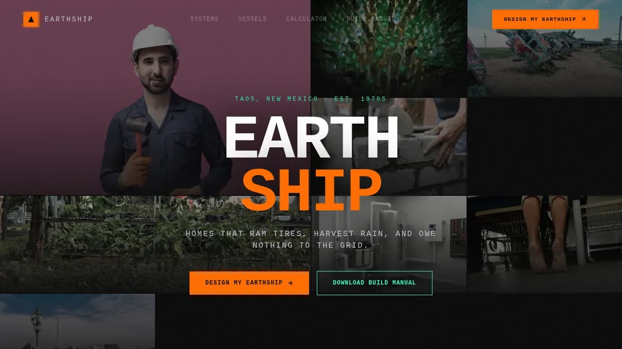 Terrain — Striking Sustainable Architecture Landing Page Template