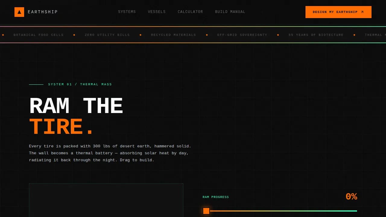 Terrain — Striking Sustainable Architecture Landing Page Template