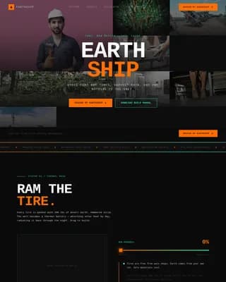 Terrain — Striking Sustainable Architecture Landing Page Template