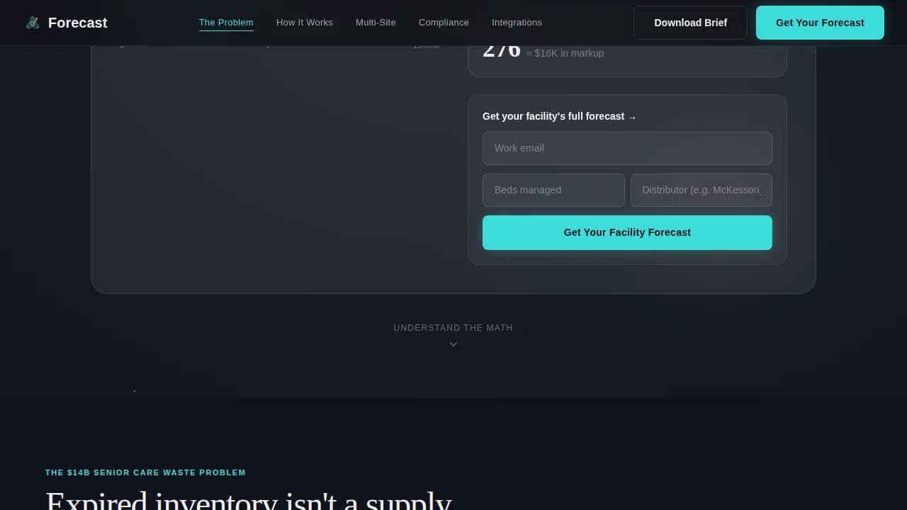 Anticipate — Intelligent Stock Optimization Landing Page Template