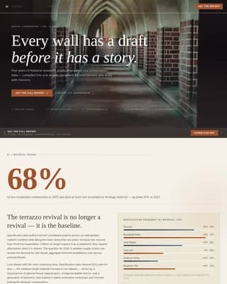 Atelier — Master Craftsman Portfolio Landing Page Template
