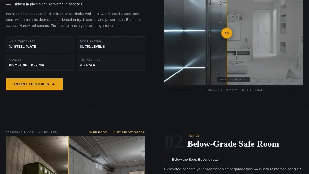 Fortify — Secure Shelter Construction Landing Page Template