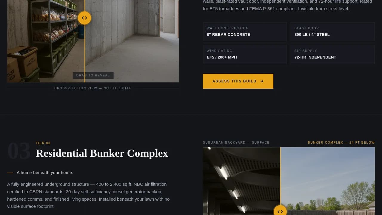 Fortify — Secure Shelter Construction Landing Page Template