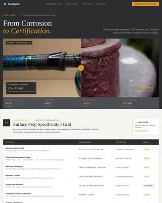 Shield — Industrial Powder Coating Landing Page Template