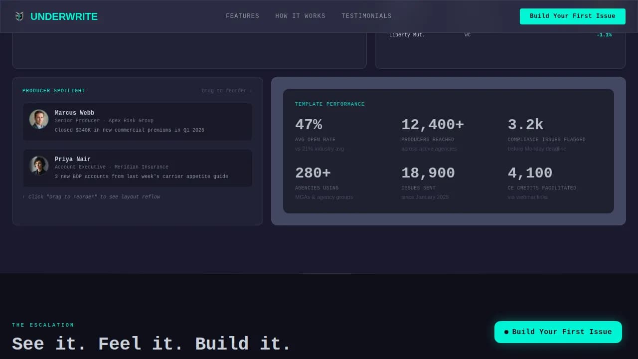 Insurance Digital Presence Privacy Policy Website Template