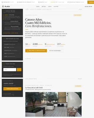 Plaga — Expert Pest Management Landing Page Template
