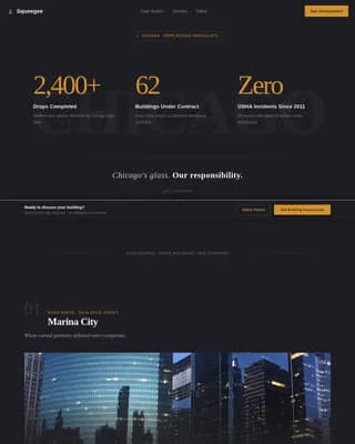 Squeegee — Professional Window Cleaning Landing Page Template