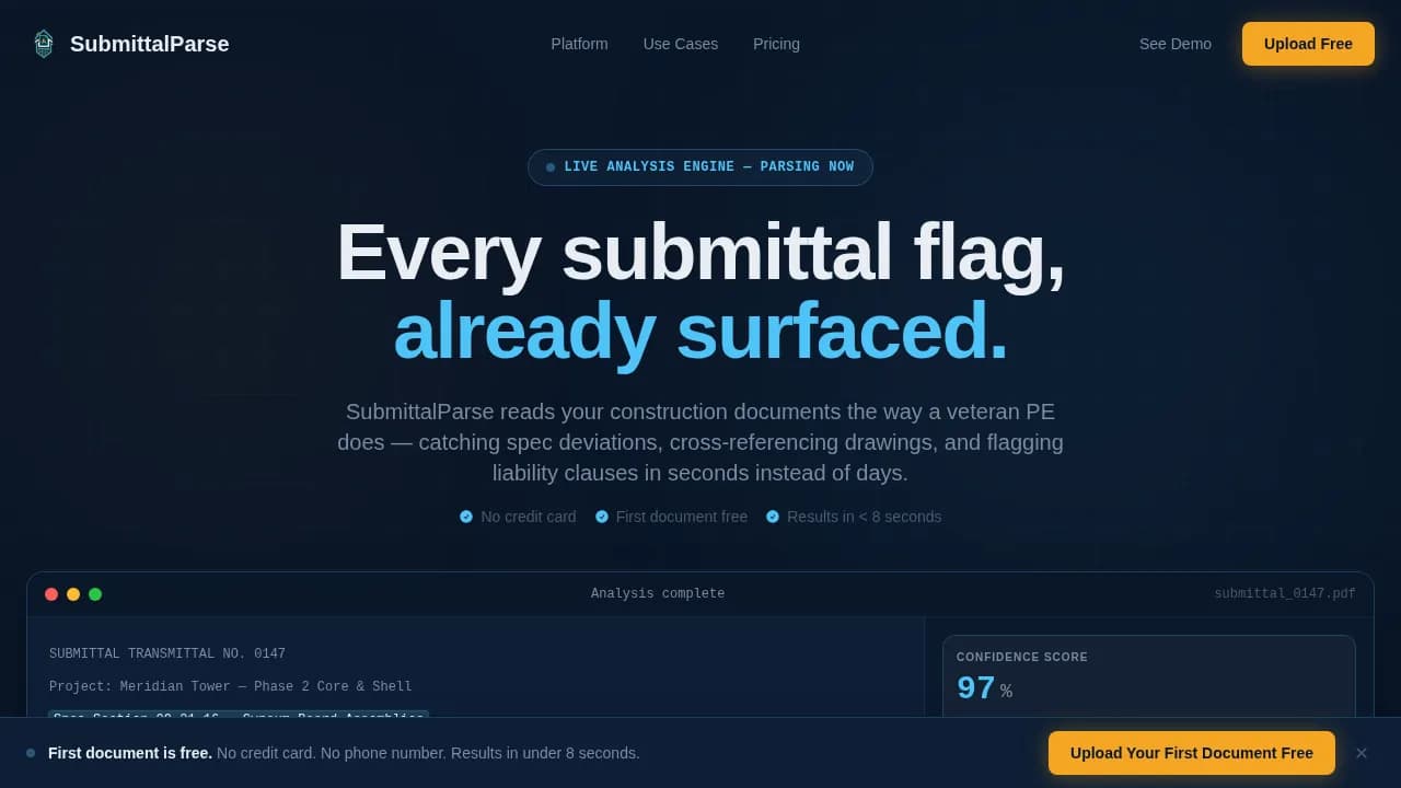 AI for Construction Reviews & Testimonials Website Template