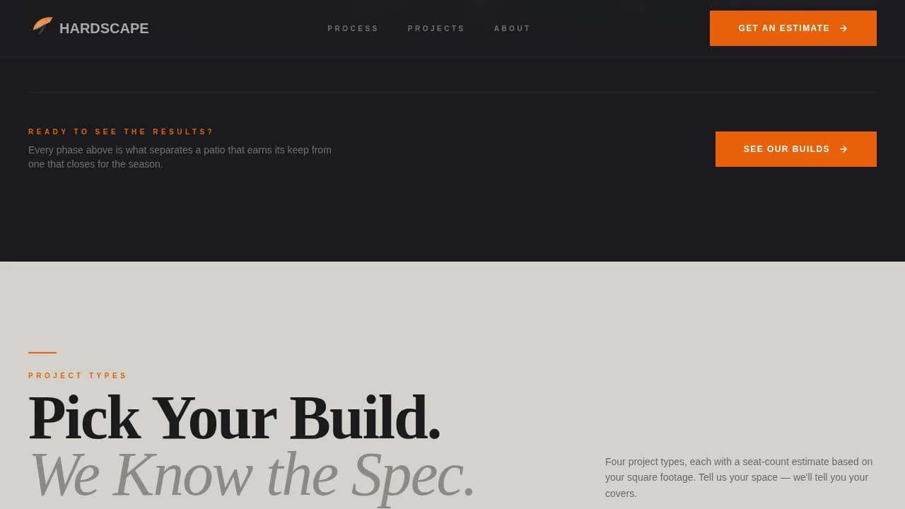 Build — Expert Restaurant Patio Landing Page Template
