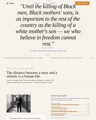 Witness - Civic Justice Awareness Landing Page Template