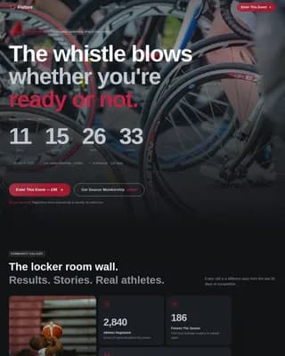Compete — Elite Adaptive Sports Landing Page Template