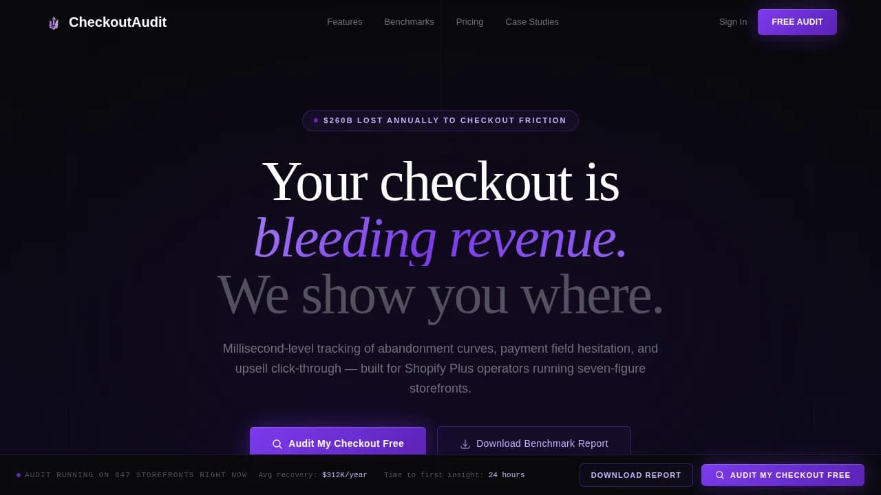 E-Commerce Digital Presence Comparison Website Template