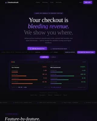 E-Commerce Digital Presence Comparison Website Template