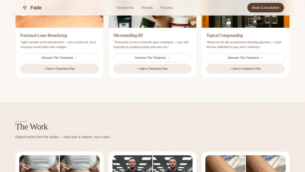 Restore — Expert Skin Care Landing Page Template