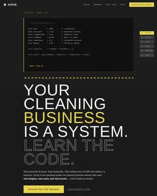 Sanitize — Professional Cleaning Services Landing Page Template