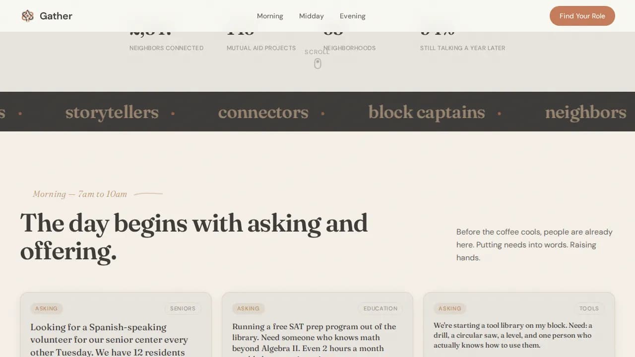 Unite — Community Nonprofit Forum Landing Page Template