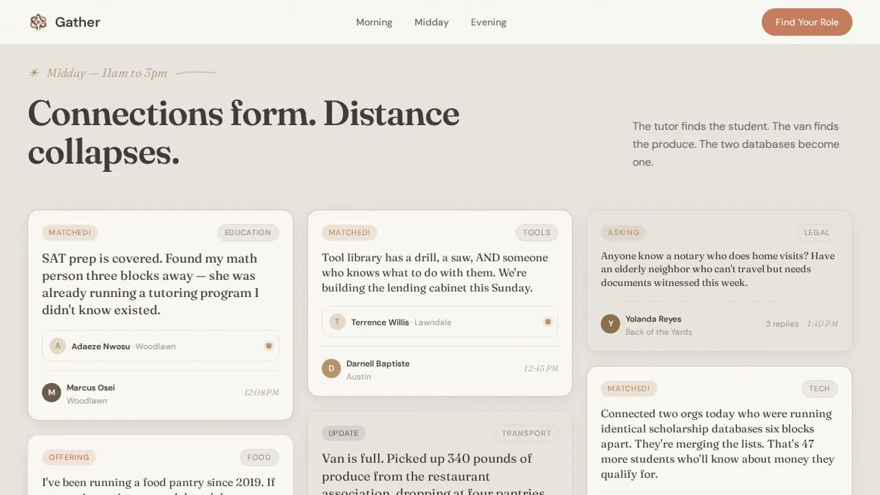 Unite — Community Nonprofit Forum Landing Page Template