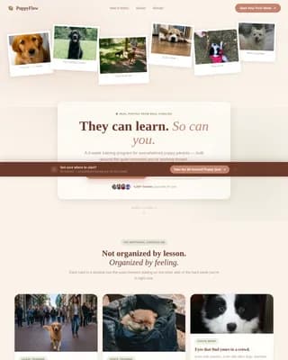 Pet Training & Behavior Professional Website Template