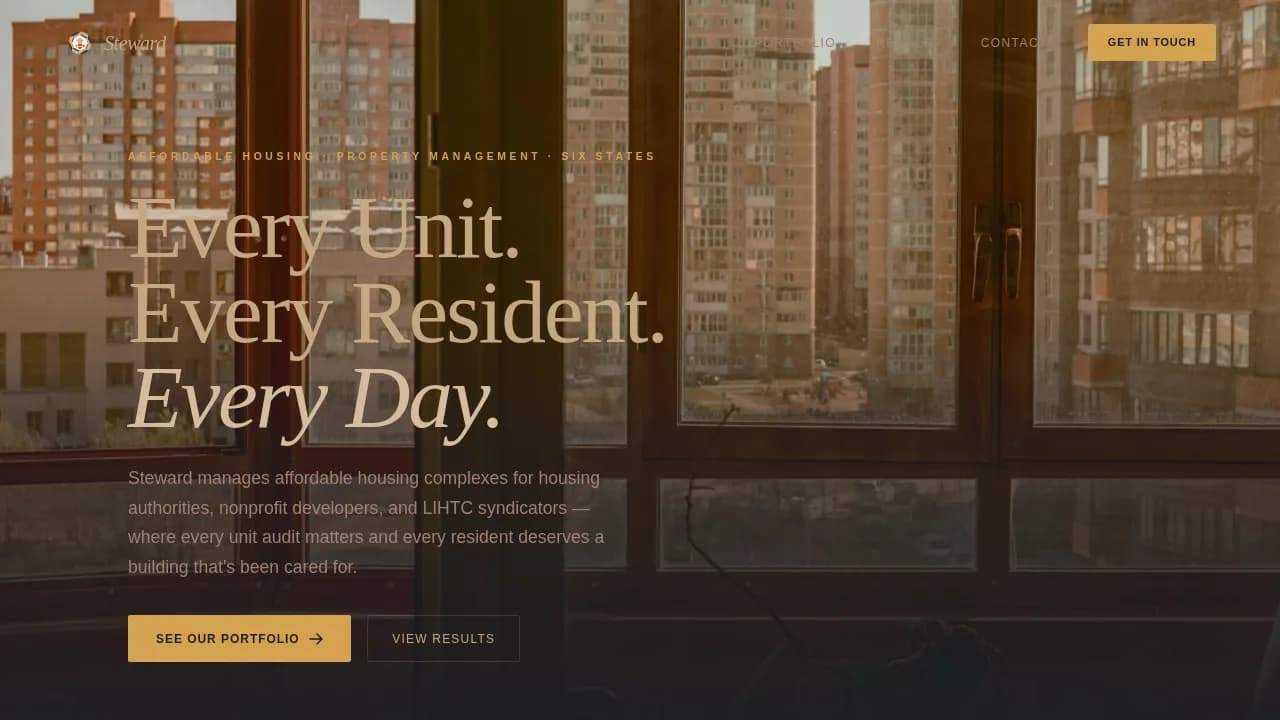 Guardian — Relentless Housing Ops Landing Page Template