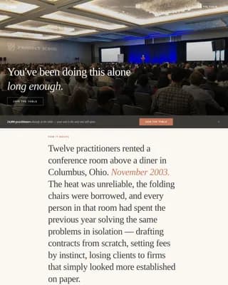 Collective — Join Trade Association Landing Page Template