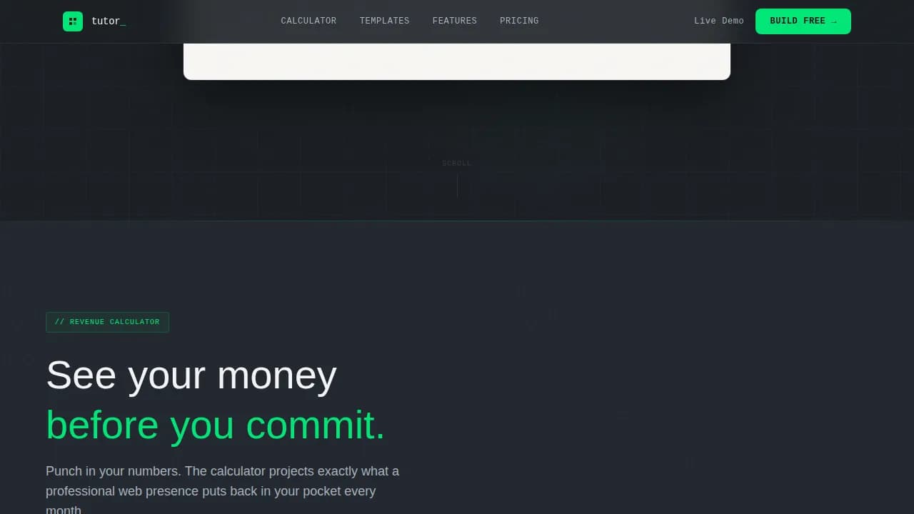 Coach — Build Tutoring Site Free Landing Page Template